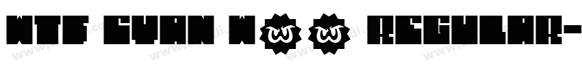 WTF Cyan W01 Regular字体转换